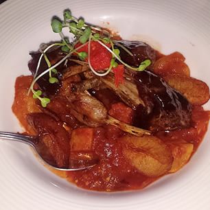 Instagram photo by jann_bam - Part 1 of last night's crazy #delicious #dinner: Australian rack of lamb, fig caponata, roasted fennel jus, & cocoa raisin glaze. 😍 #foodporn #instafood #foodstagram #eeeeeats #hawaiieats